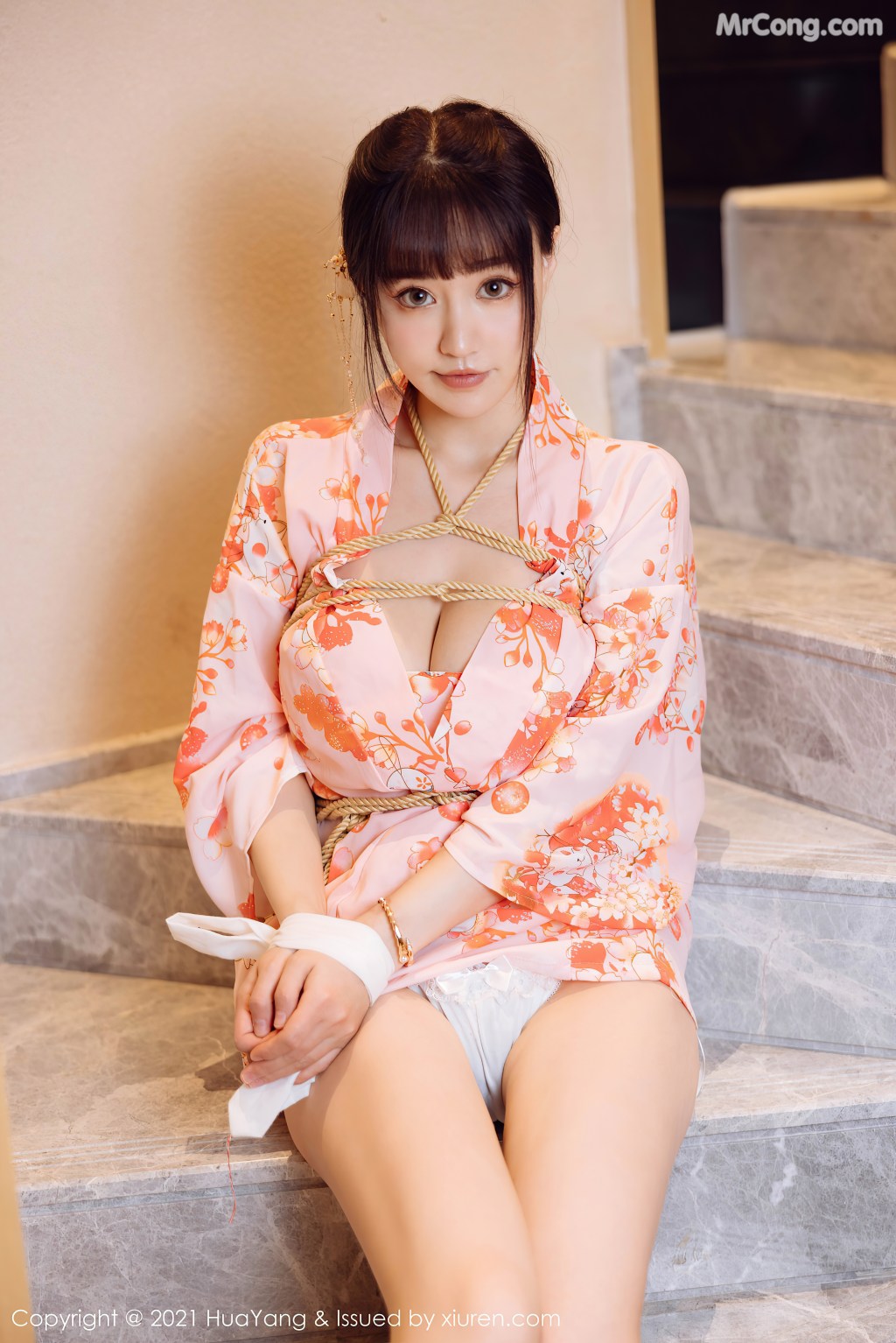 HuaYang Vol463 Zhu Ke Er 朱可儿Flower 62 photos - 3
