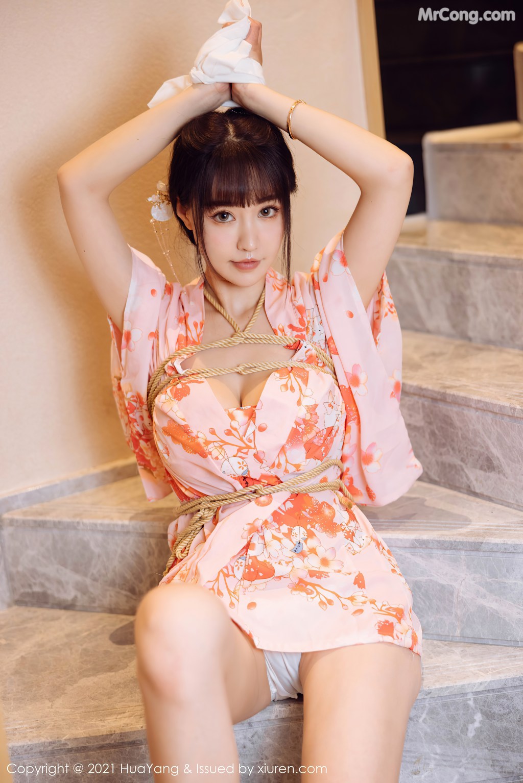 HuaYang Vol463 Zhu Ke Er 朱可儿Flower 62 photos - 5