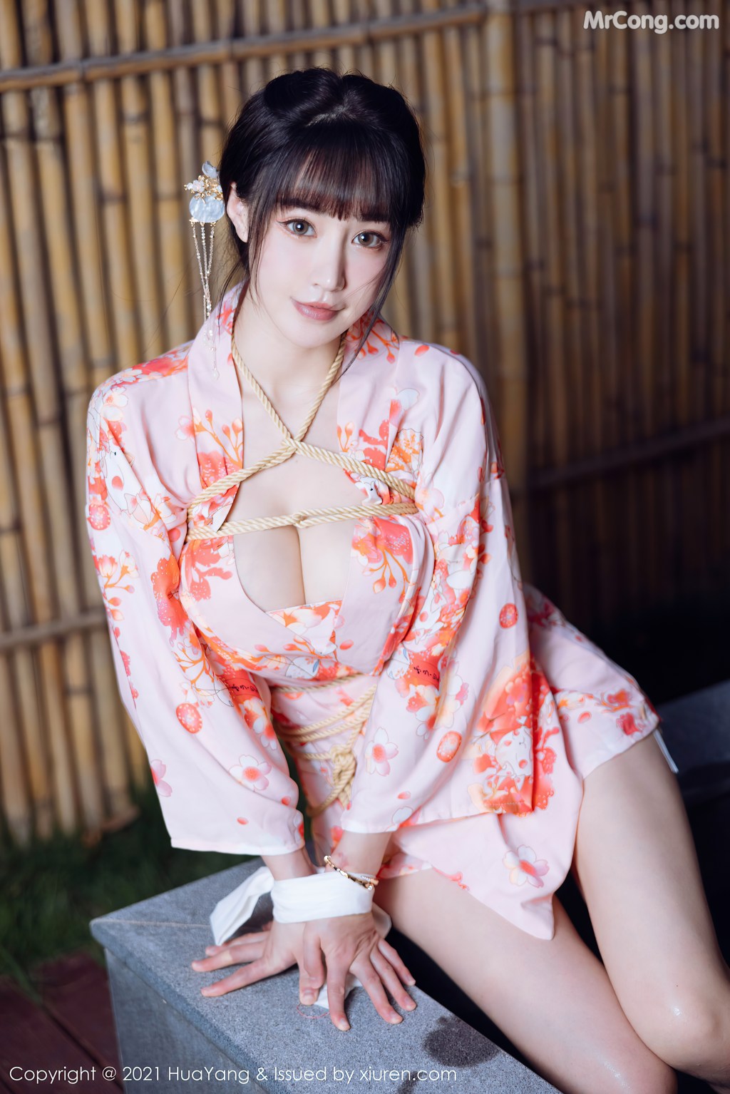 HuaYang Vol463 Zhu Ke Er 朱可儿Flower 62 photos - 9