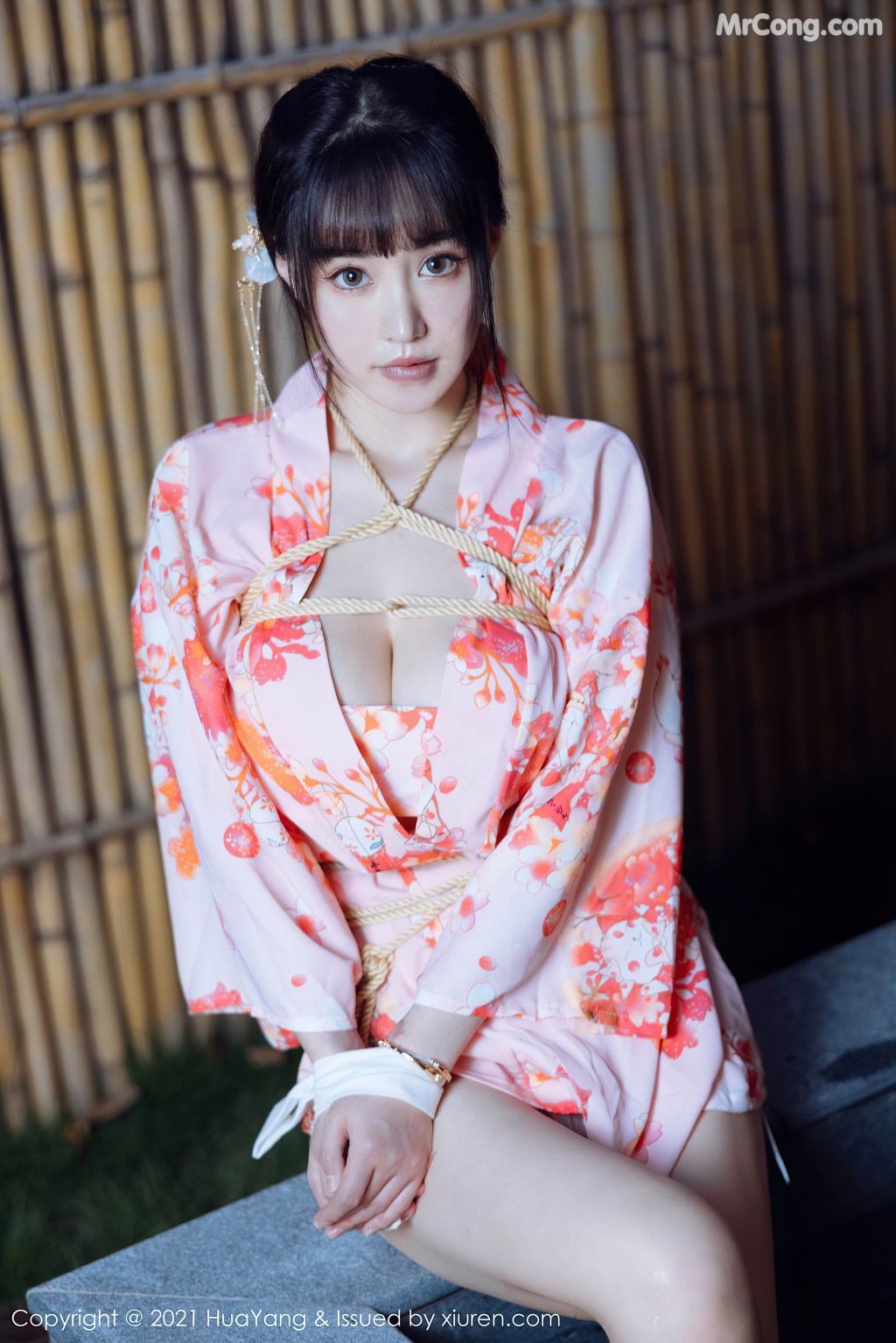 HuaYang Vol463 Zhu Ke Er 朱可儿Flower 62 photos - 10