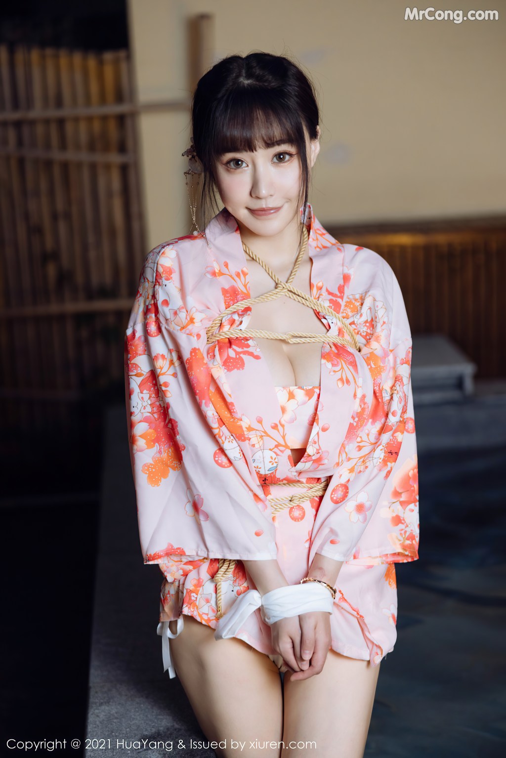 HuaYang Vol463 Zhu Ke Er 朱可儿Flower 62 photos - 11