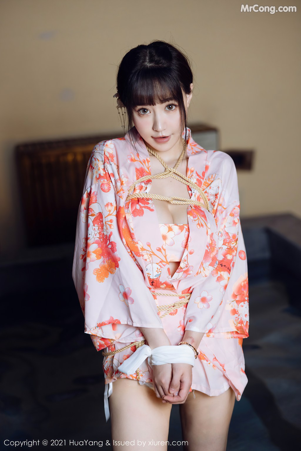 HuaYang Vol463 Zhu Ke Er 朱可儿Flower 62 photos - 12