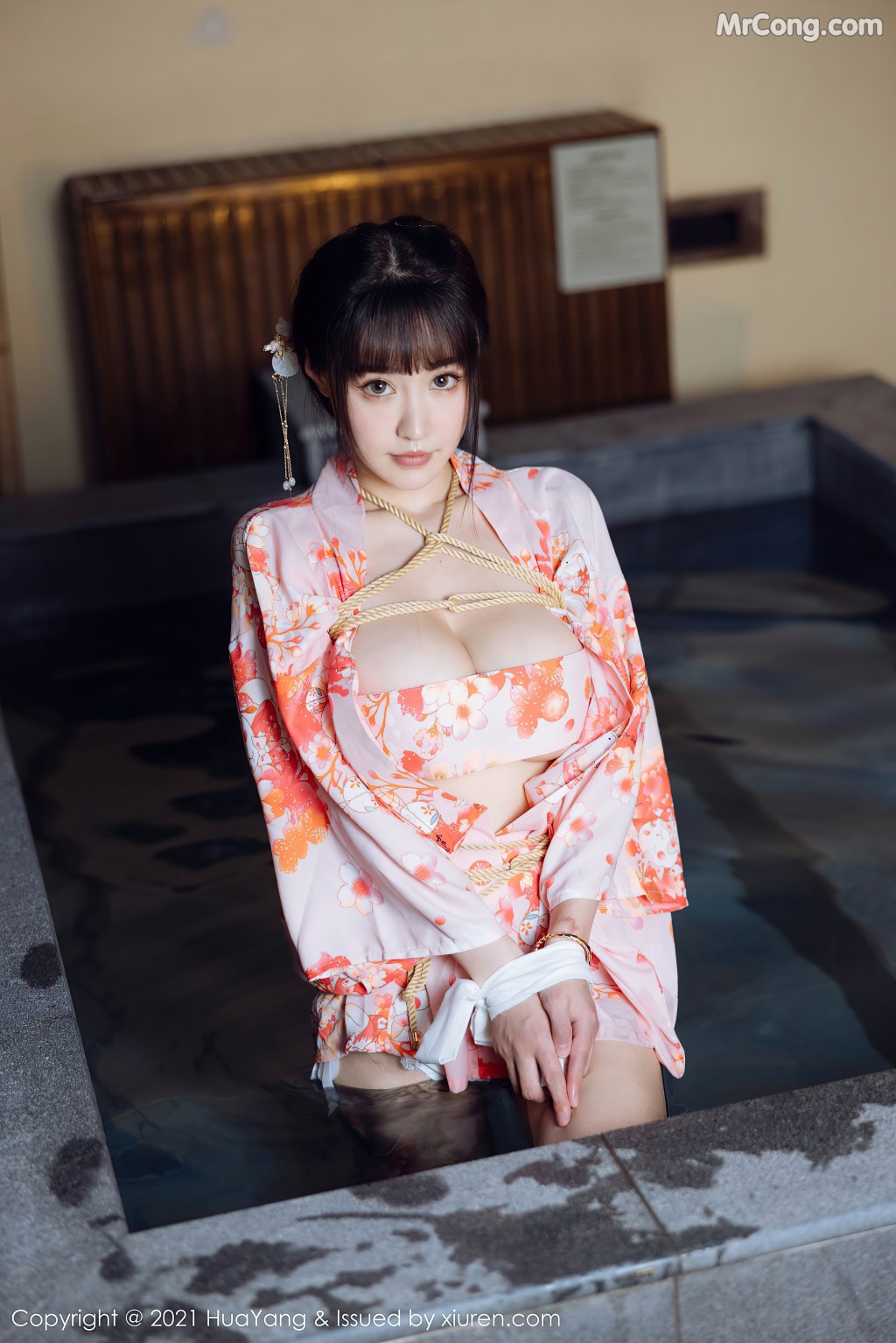 HuaYang Vol463 Zhu Ke Er 朱可儿Flower 62 photos - 14