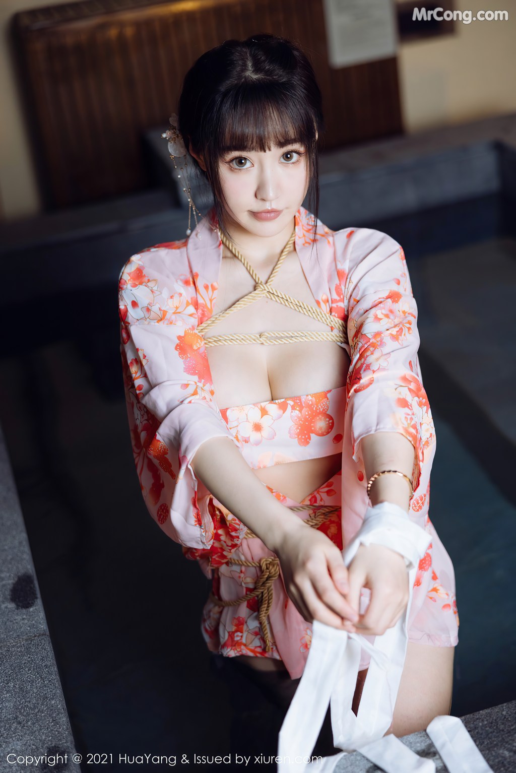HuaYang Vol463 Zhu Ke Er 朱可儿Flower 62 photos - 20