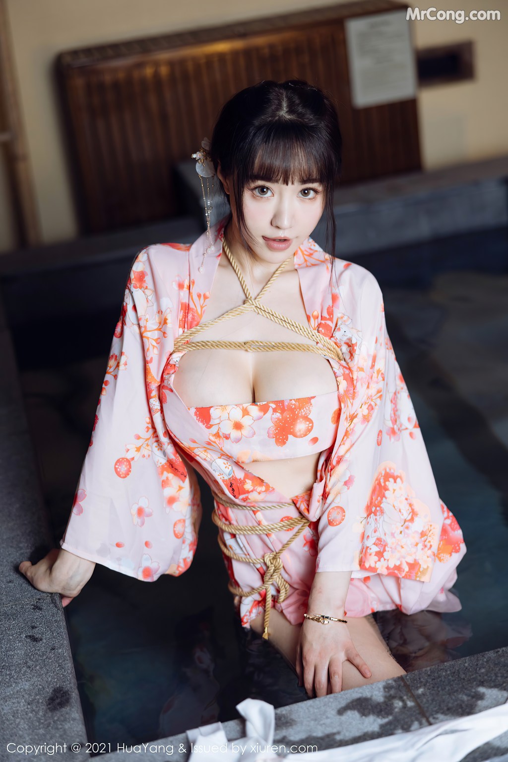 HuaYang Vol463 Zhu Ke Er 朱可儿Flower 62 photos - 22