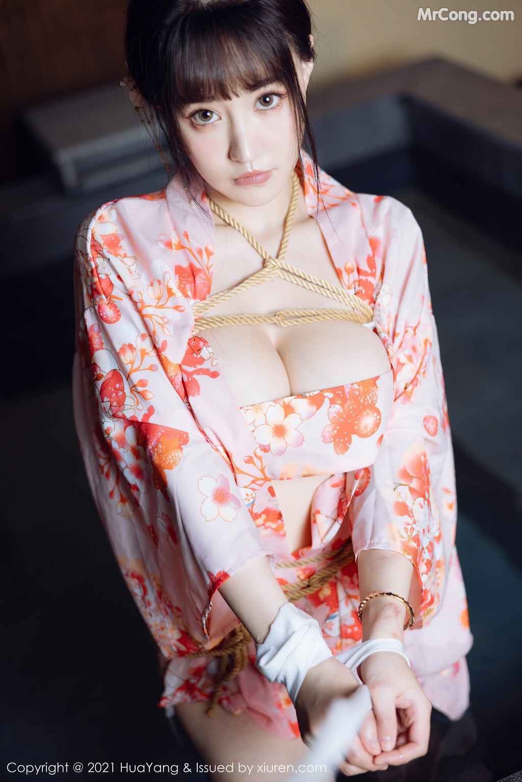 HuaYang Vol463 Zhu Ke Er 朱可儿Flower 62 photos - 25