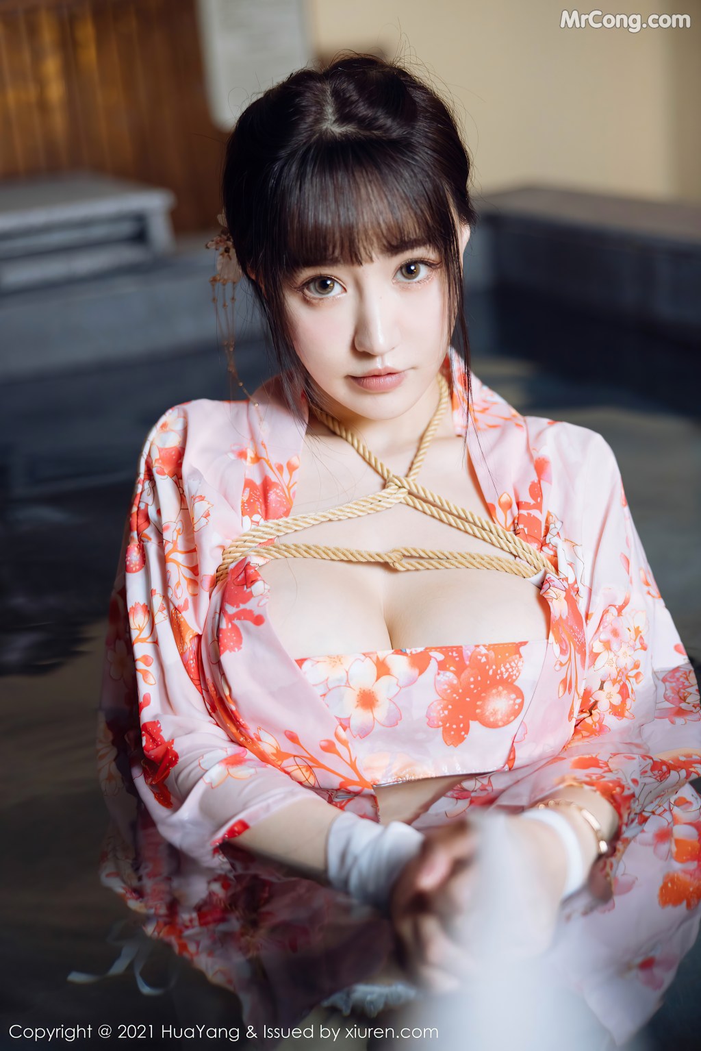 HuaYang Vol463 Zhu Ke Er 朱可儿Flower 62 photos - 28