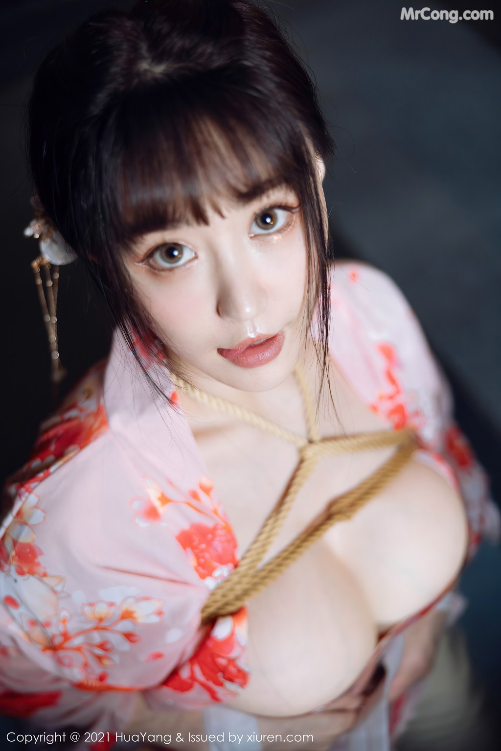 HuaYang Vol463 Zhu Ke Er 朱可儿Flower 62 photos - 34