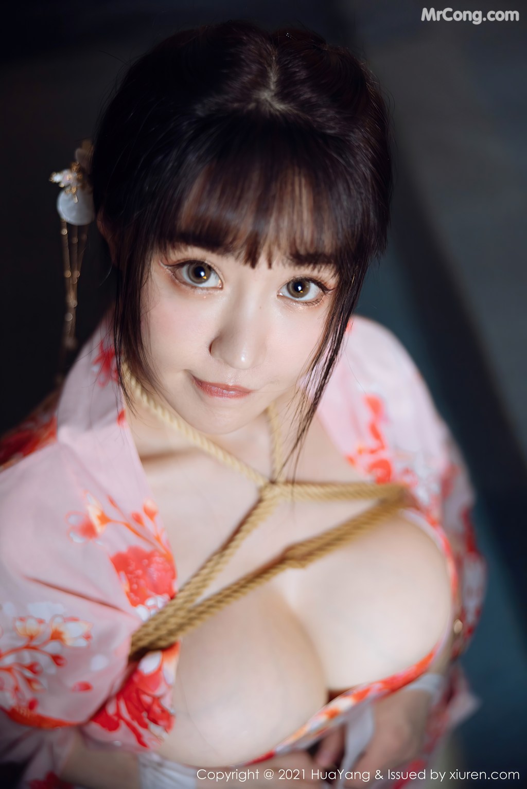 HuaYang Vol463 Zhu Ke Er 朱可儿Flower 62 photos - 35