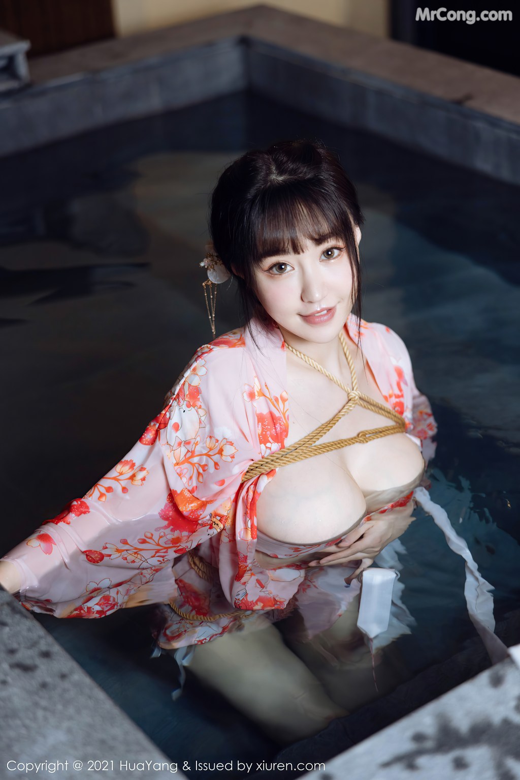 HuaYang Vol463 Zhu Ke Er 朱可儿Flower 62 photos - 39