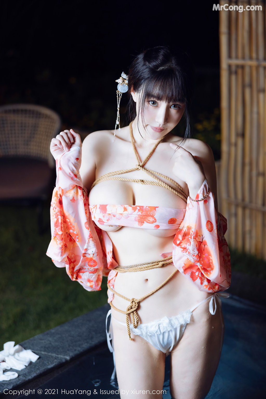 HuaYang Vol463 Zhu Ke Er 朱可儿Flower 62 photos - 60