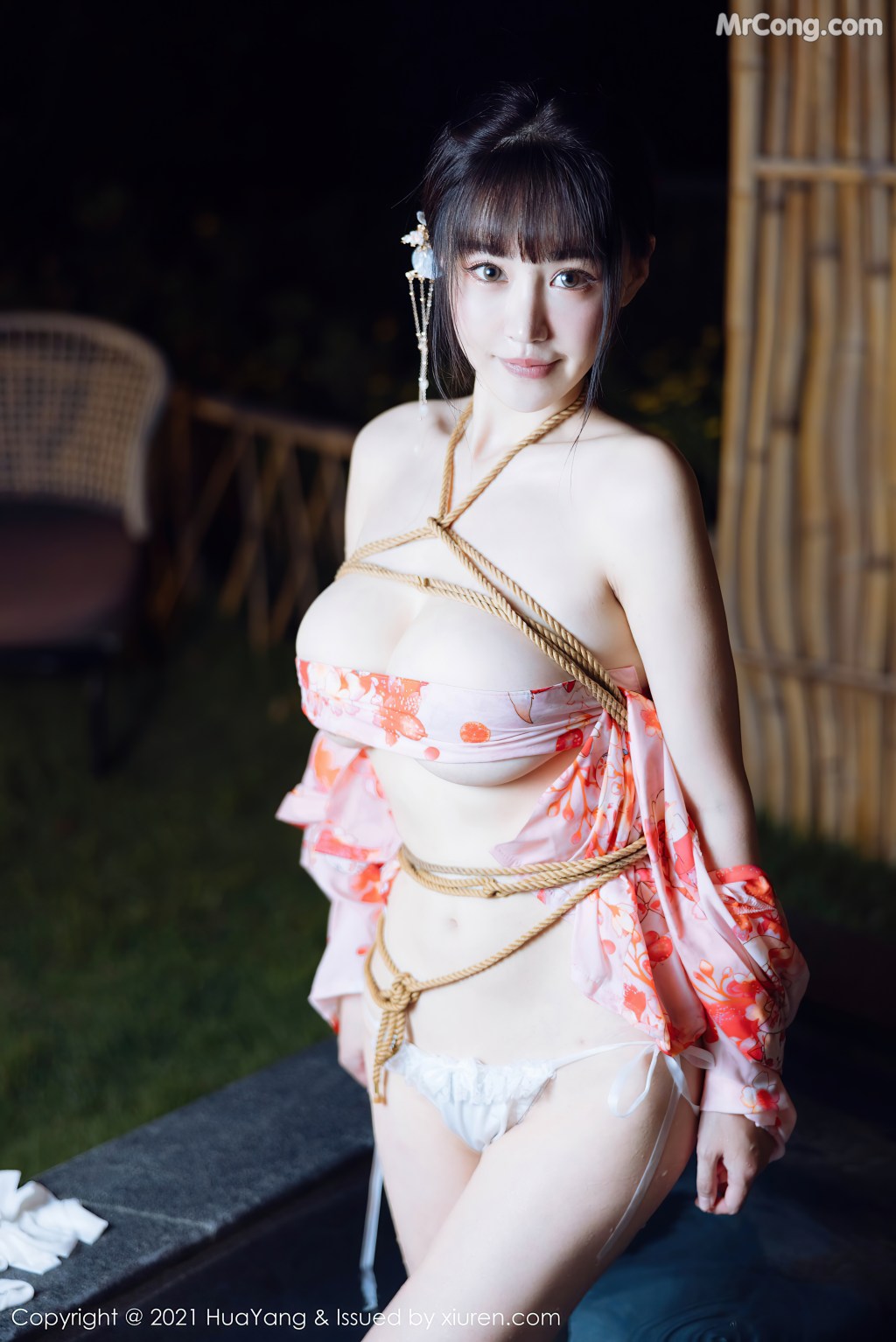 HuaYang Vol463 Zhu Ke Er 朱可儿Flower 62 photos - 61