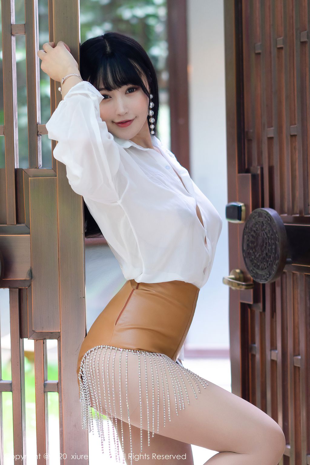 XIUREN No 2519 Zhu Ke Er 朱 可 儿 Flower 54 photos - 3