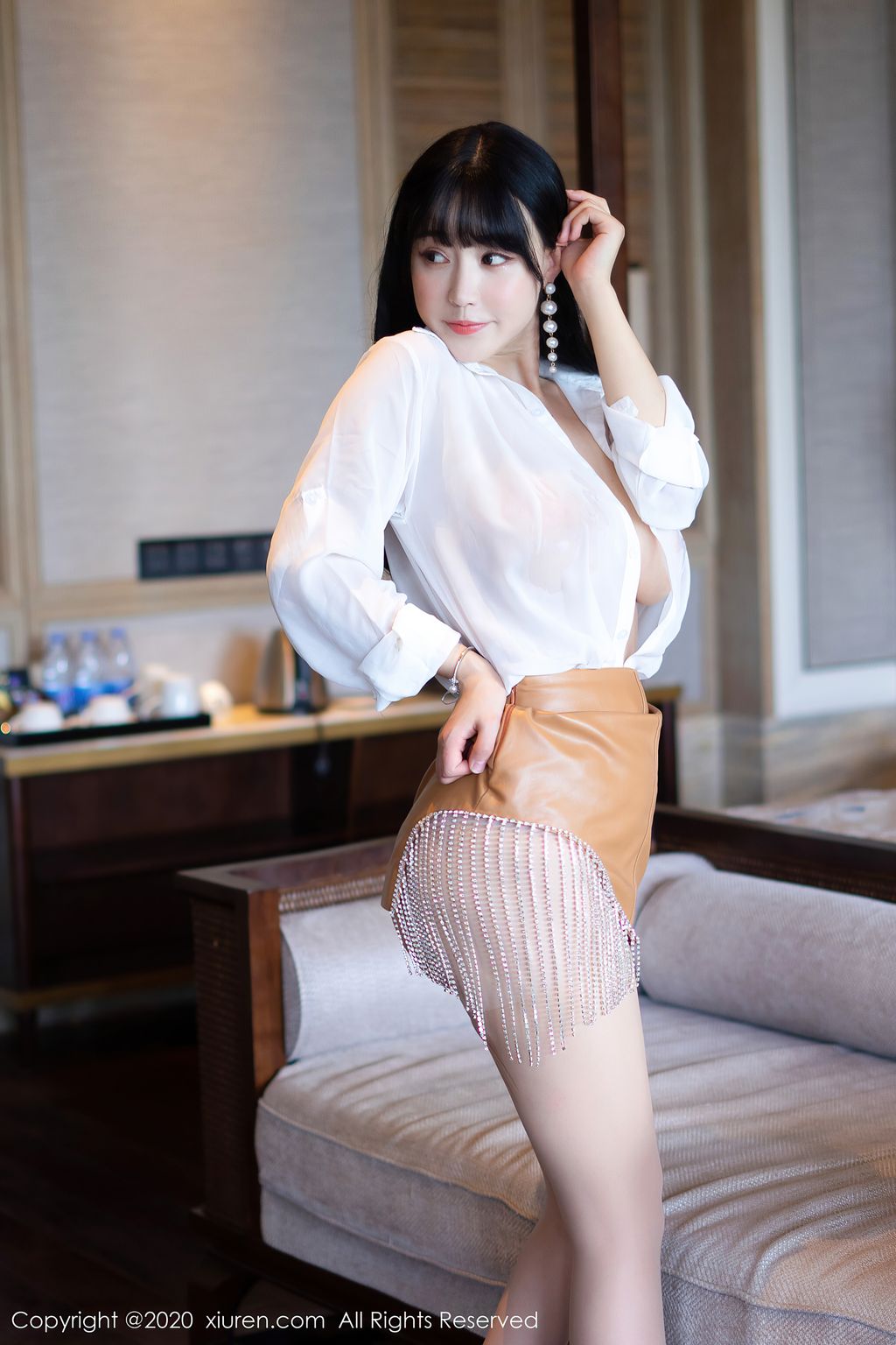 XIUREN No 2519 Zhu Ke Er 朱 可 儿 Flower 54 photos - 26