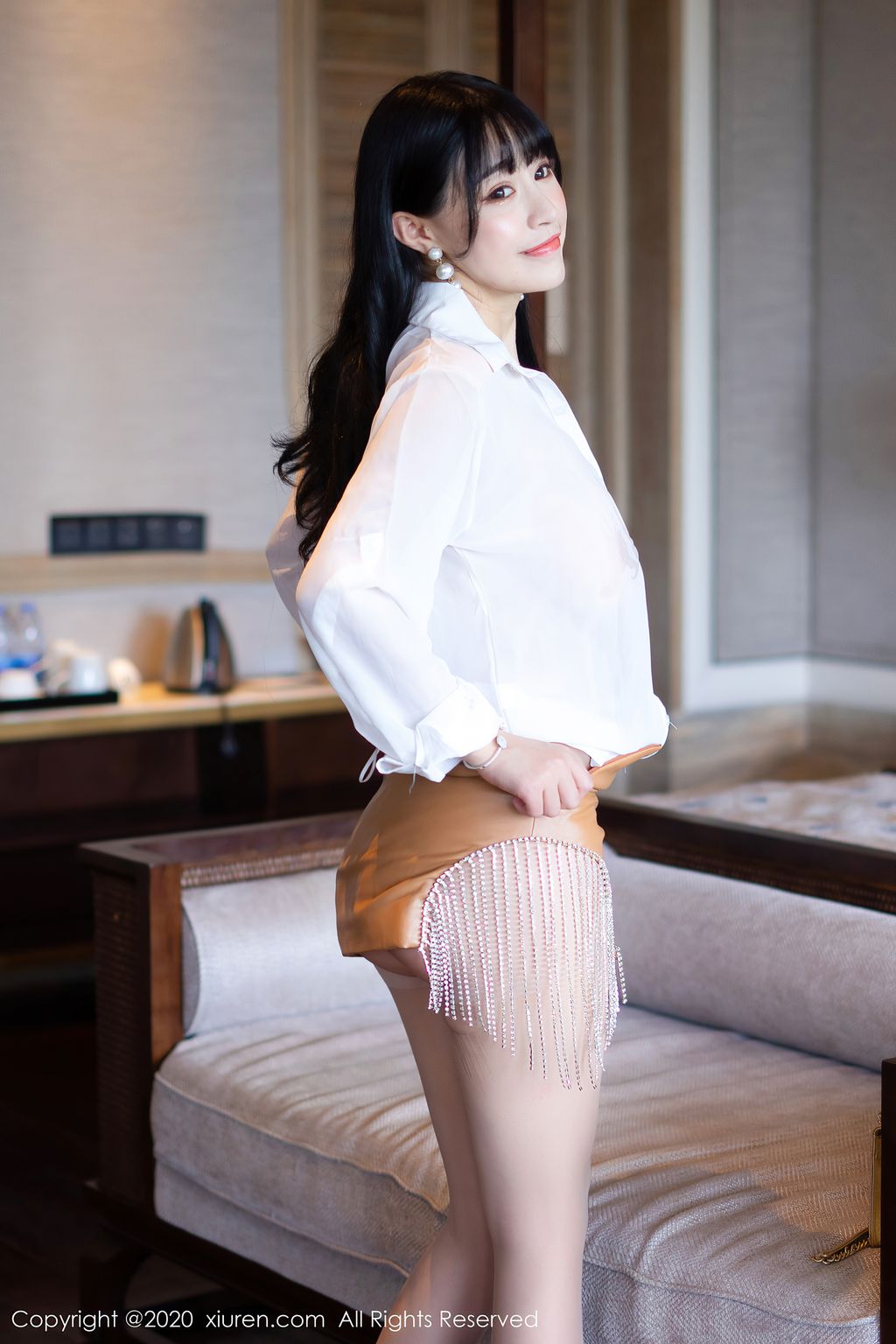 XIUREN No 2519 Zhu Ke Er 朱 可 儿 Flower 54 photos - 27