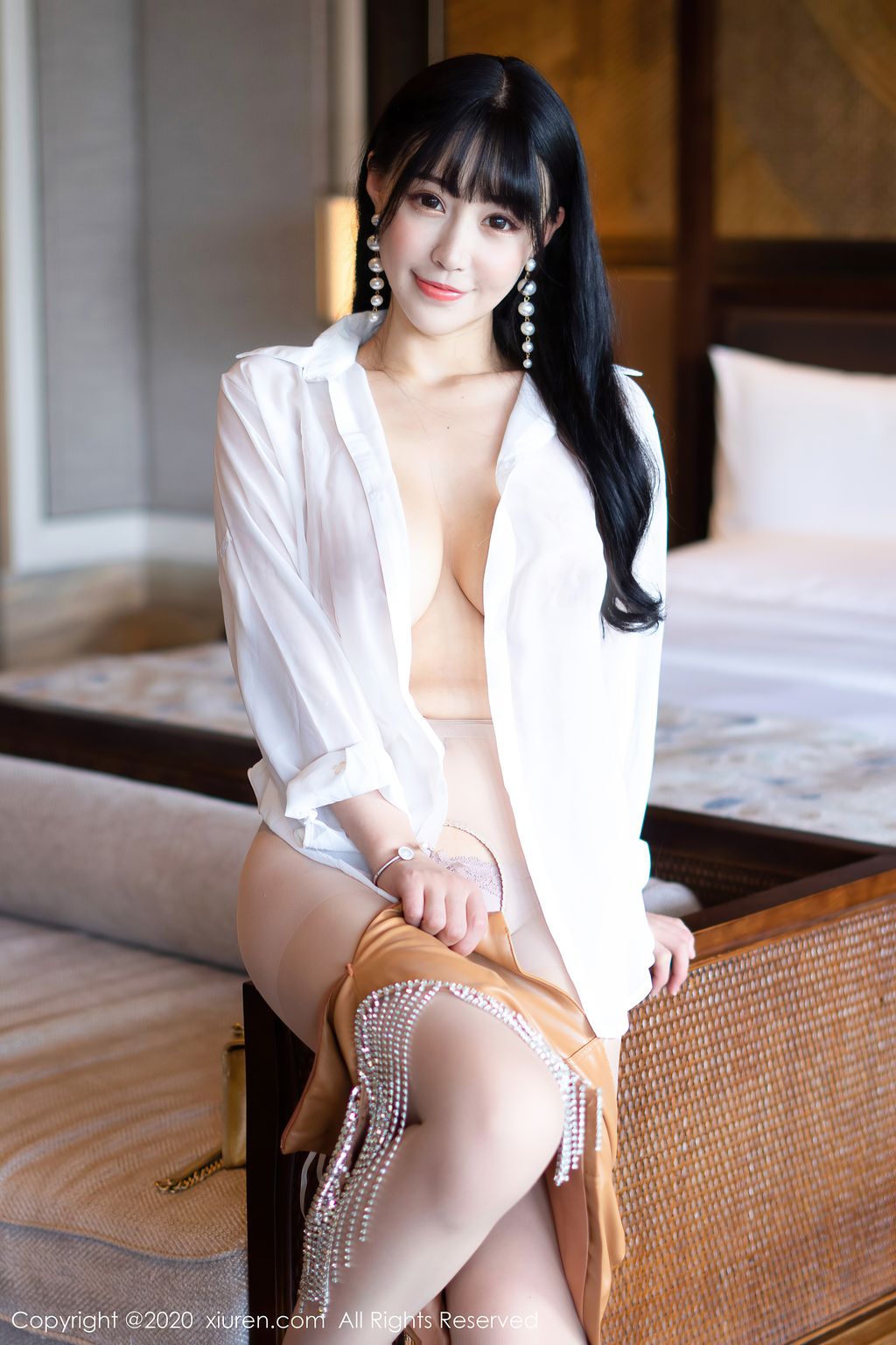 XIUREN No 2519 Zhu Ke Er 朱 可 儿 Flower 54 photos - 29