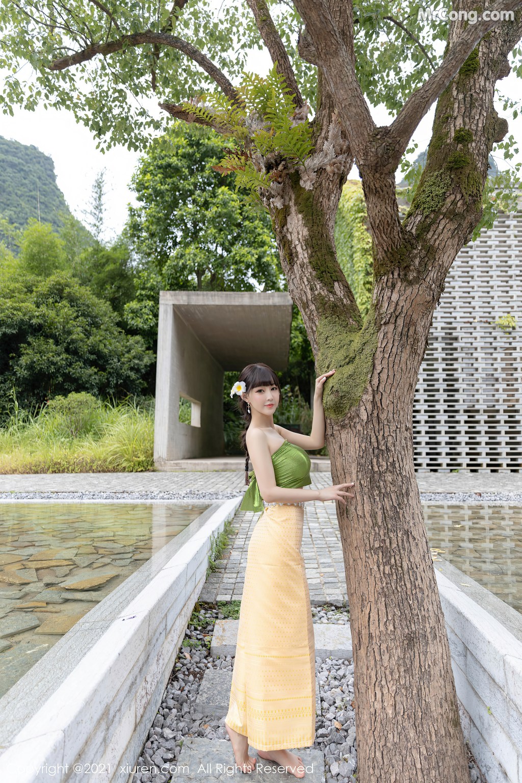XIUREN No3971 Zhu Ke Er 朱可儿Flower 61 photos