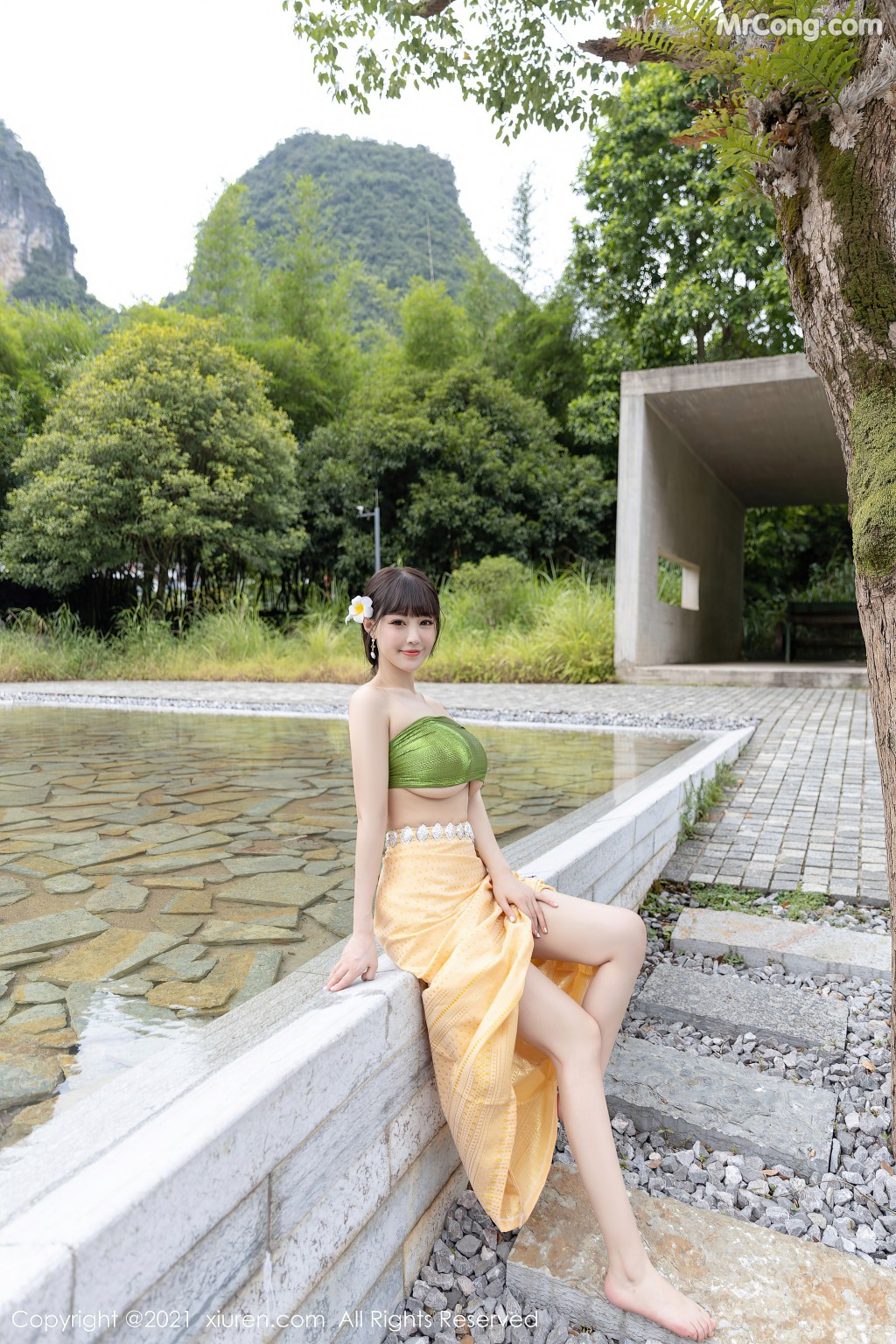 XIUREN No3971 Zhu Ke Er 朱可儿Flower 61 photos - 8