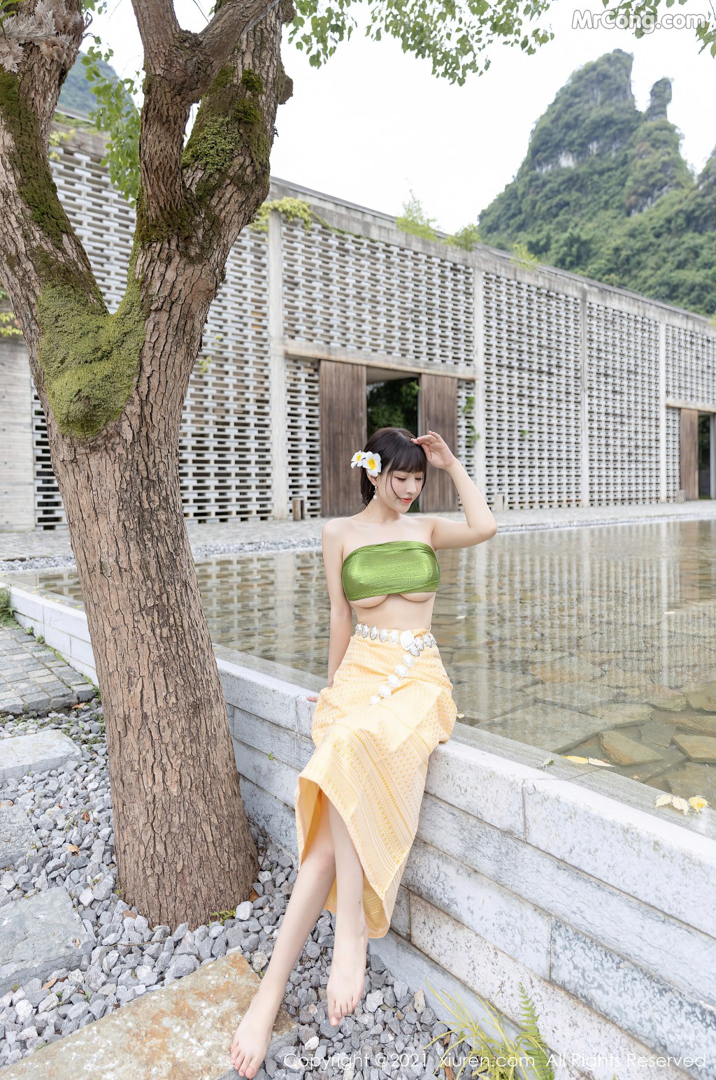 XIUREN No3971 Zhu Ke Er 朱可儿Flower 61 photos - 9