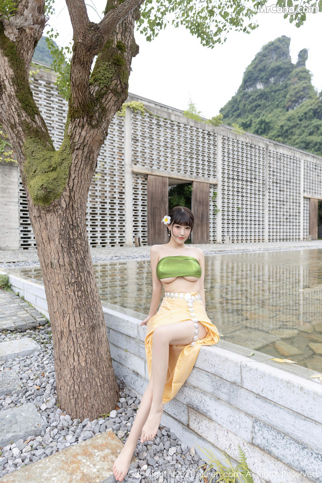 XIUREN No3971 Zhu Ke Er 朱可儿Flower 61 photos - 10