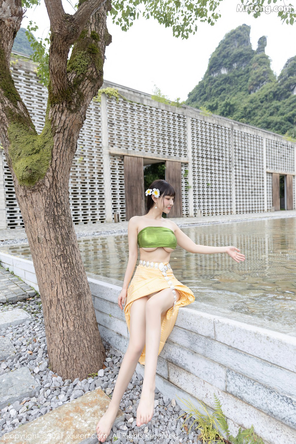 XIUREN No3971 Zhu Ke Er 朱可儿Flower 61 photos - 11