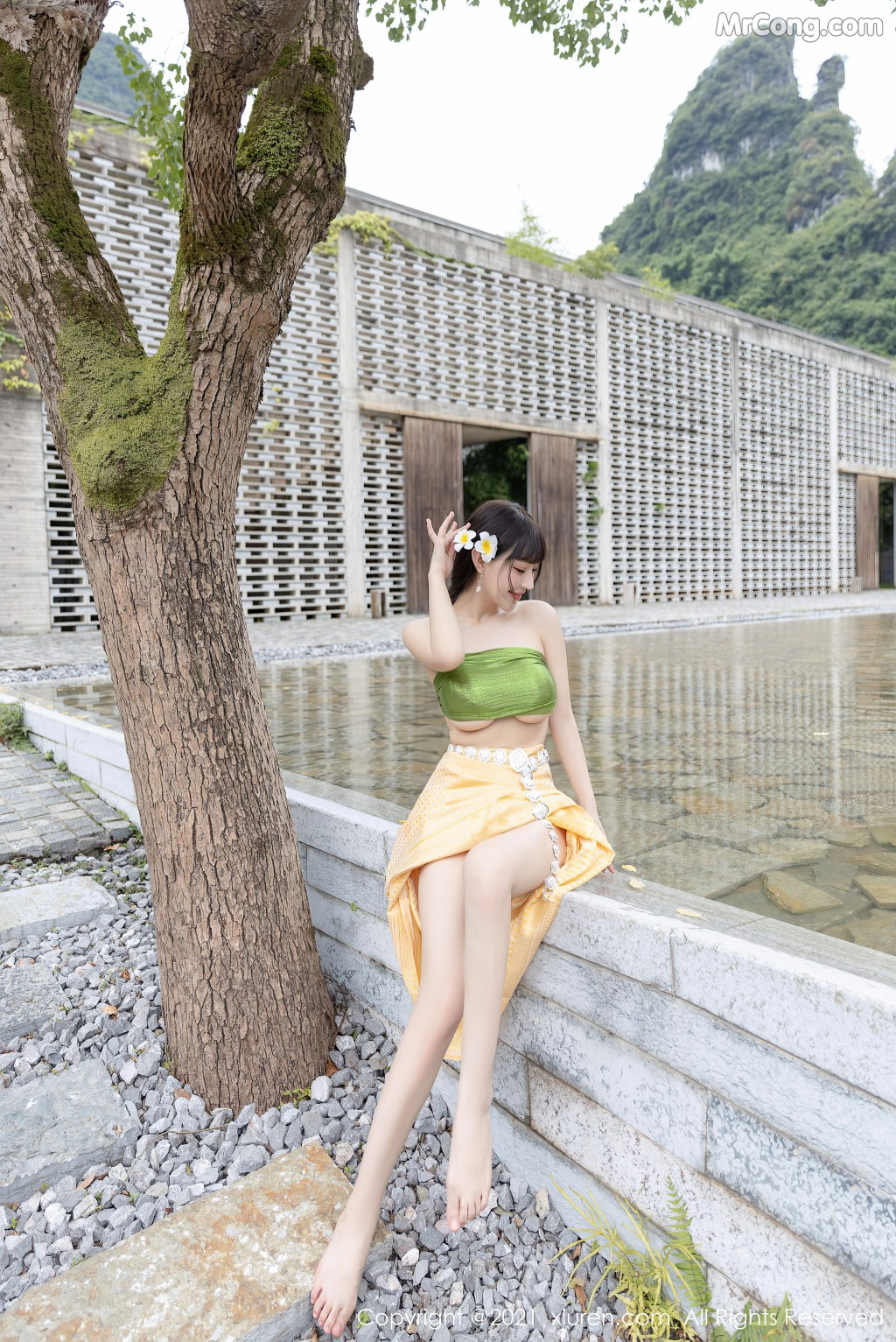 XIUREN No3971 Zhu Ke Er 朱可儿Flower 61 photos - 12